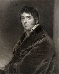 William Lamb, 2nd Viscount Melbourne, graverad av Samuel Freeman (1773-1857), från 